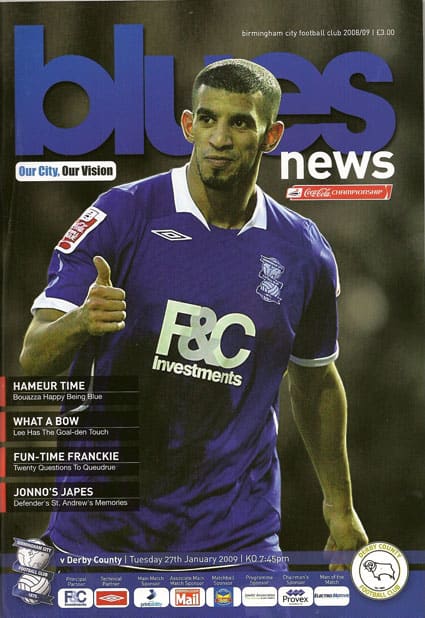 Birmingham City FC v Derby County FC